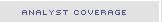 Analyst Coverage